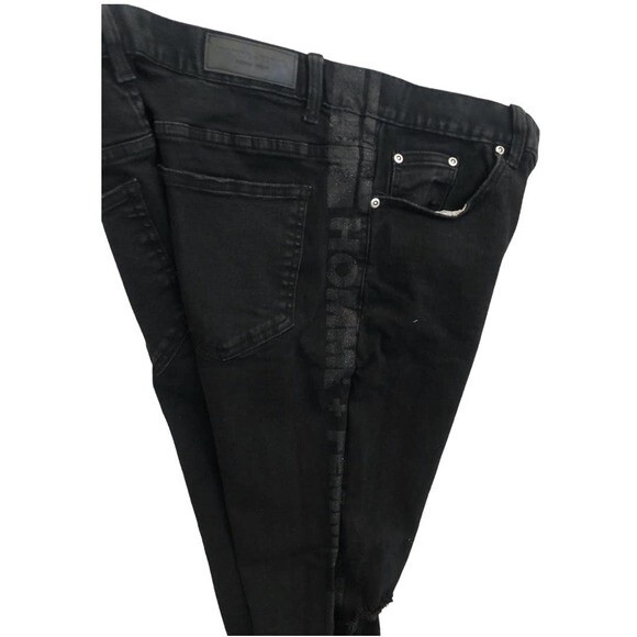 Men's Homme + Femme Jeans in Black - Picture 3 of 7